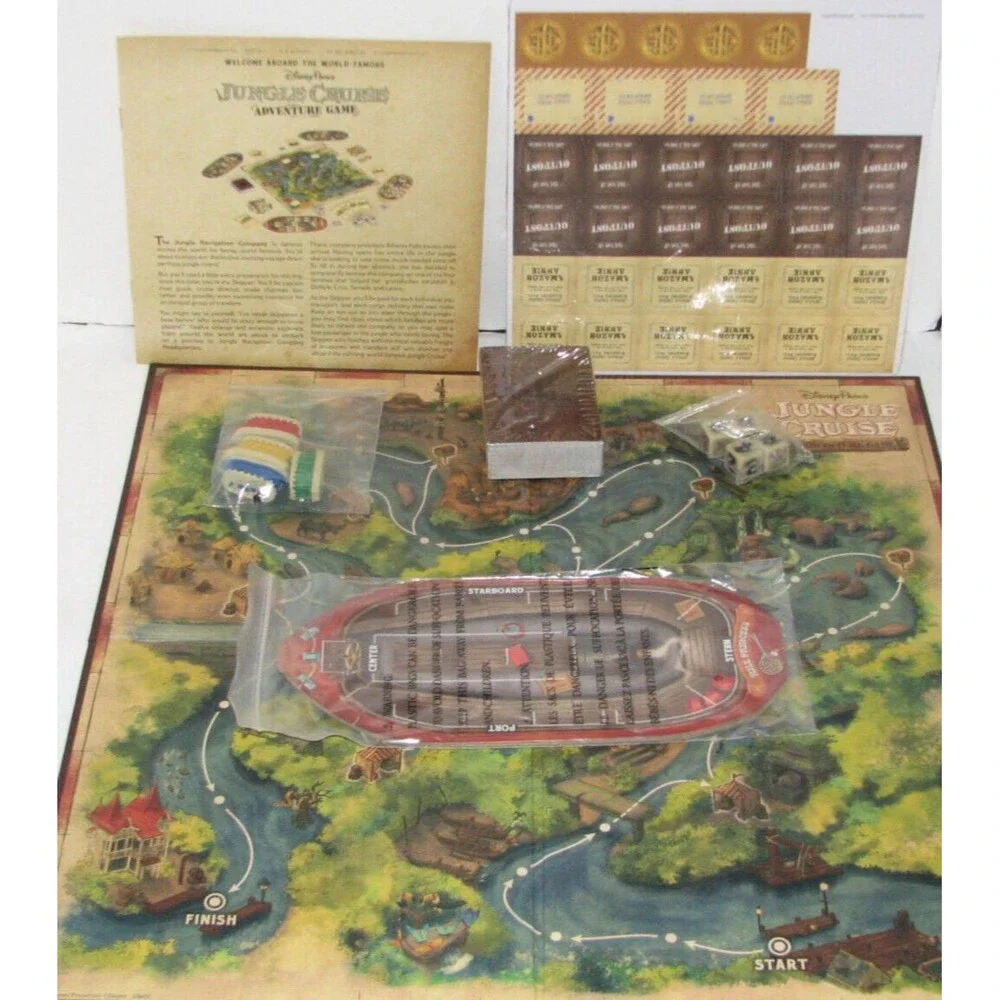 Ravensburger Disney Jungle Cruise Adventure Deduction Board Game Family Kids